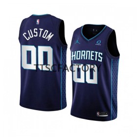 Maillot Basket Homme Charlotte Hornets Personnalisé Jordan 2022-23 Statement Edition Violet Swingman